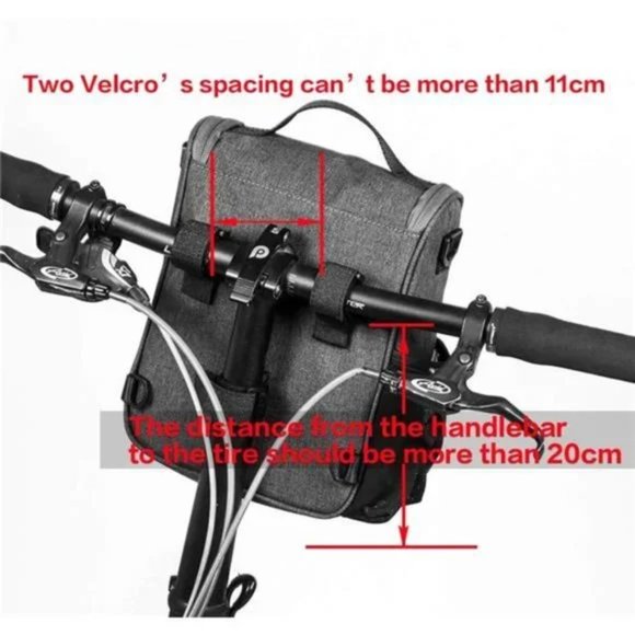 Bike Handlebar Bag,Bike Front Bag Road Bike Bag Bike Frame Bag - Picture 2 of 5